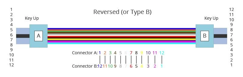 Type B cable (reversed cable)