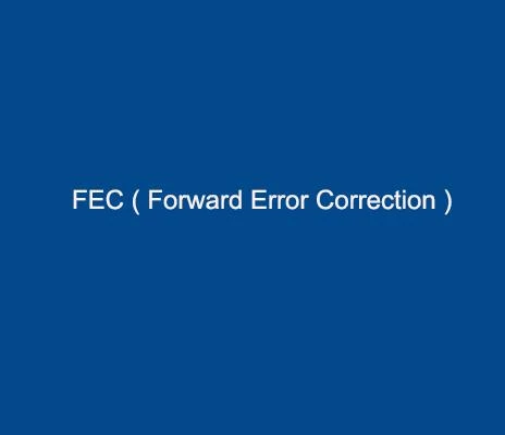 Correcció d'errors reenviada FEC en transmissió de dades 100G